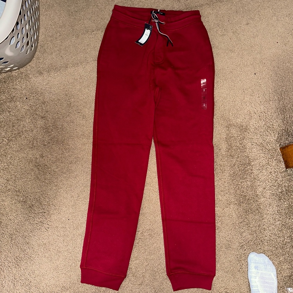 Tommy Hilfiger Men’s Red Sweatpants Size Small